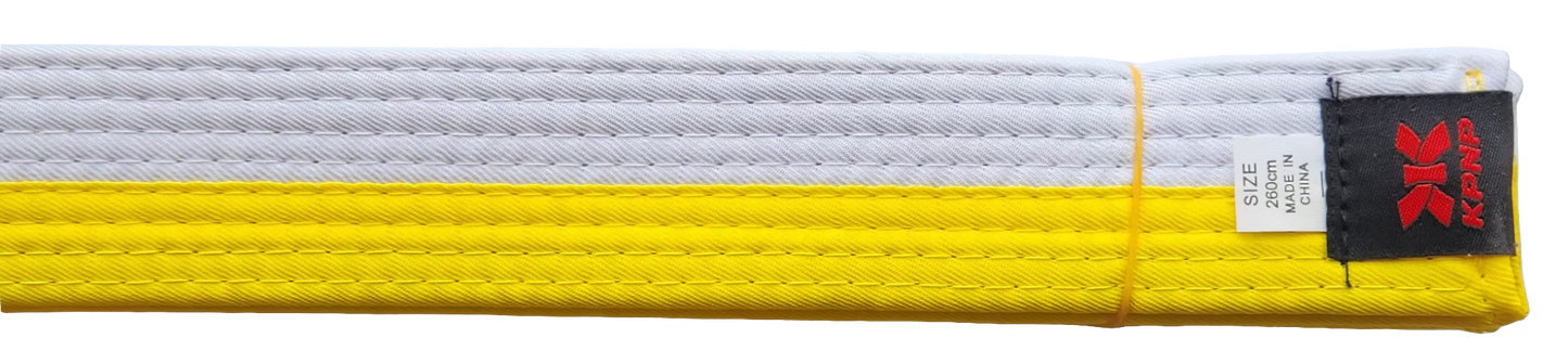 Color belt white & yellow