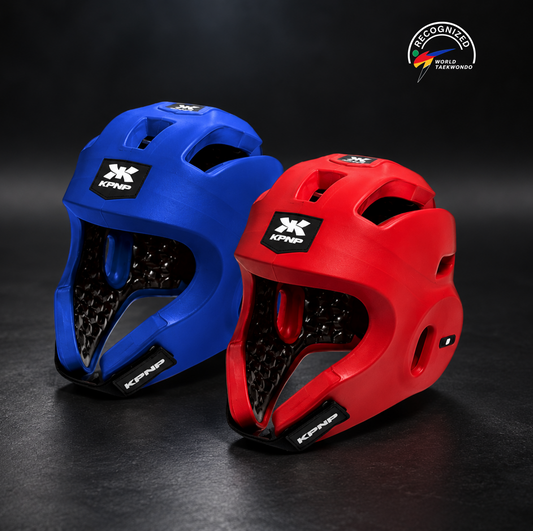 Electronic head protector for Taekwondo