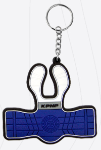 Blue Trunk KeyRing