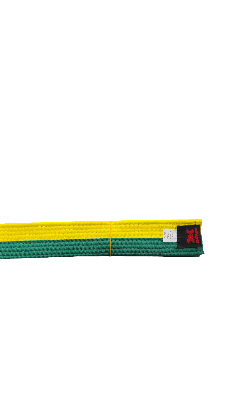 Color belt yellow & green