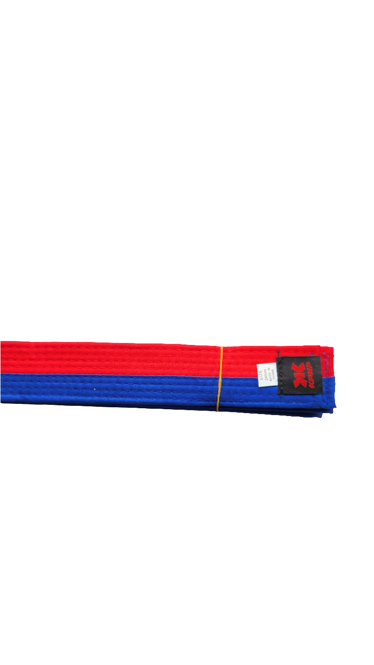 Color belt blue & red